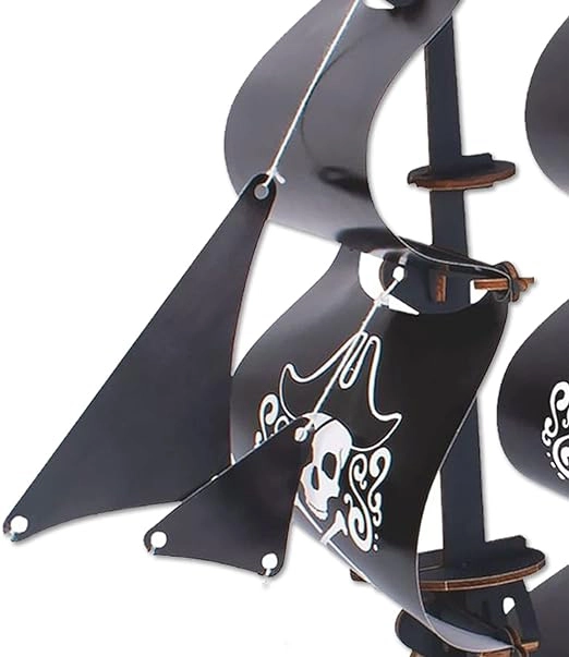 Houten 3D-puzzel Piratenschip Zwarte Parel