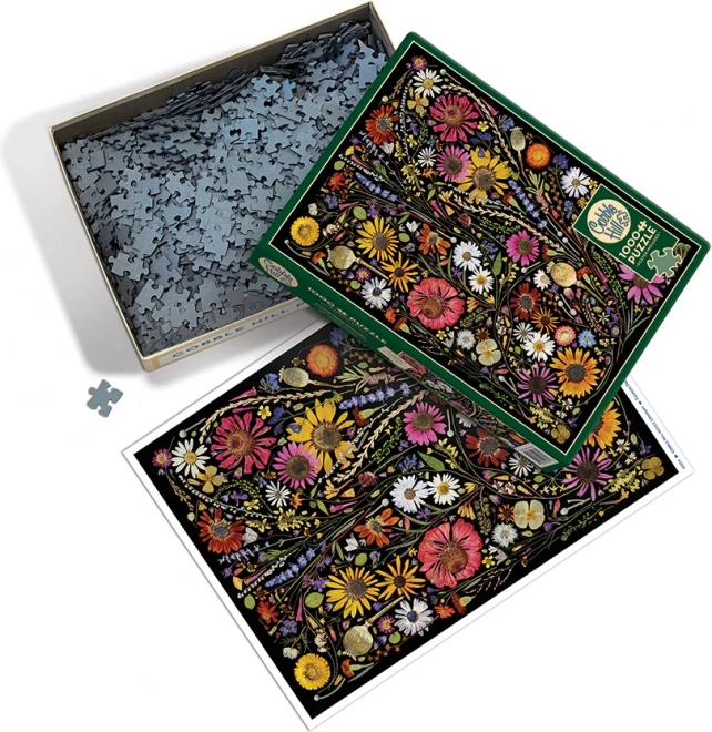 Cobble Hill Puzzel Gepresseerde Bloemen: Geluk 1000 Stukken
