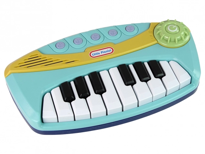 Kleine pianist Interactieve blauwe piano