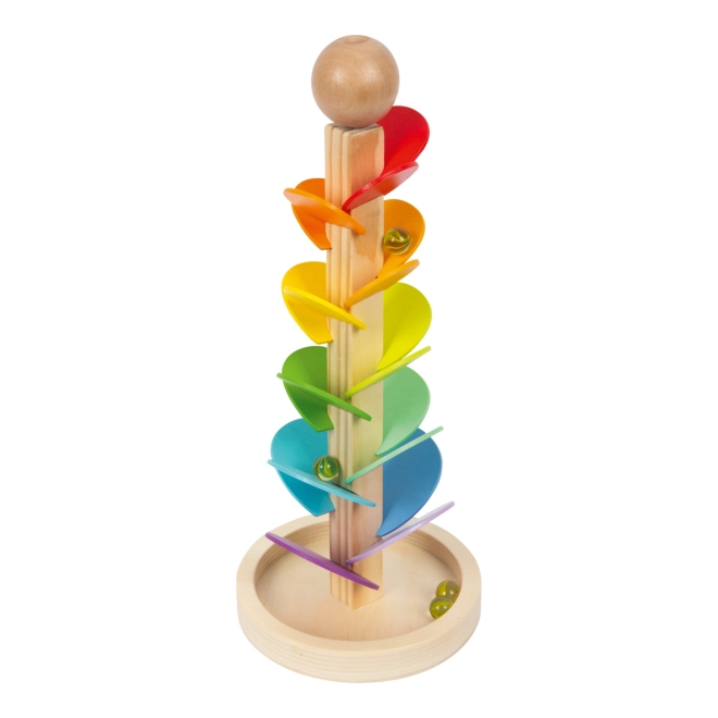 Musical effects as the marbles roll