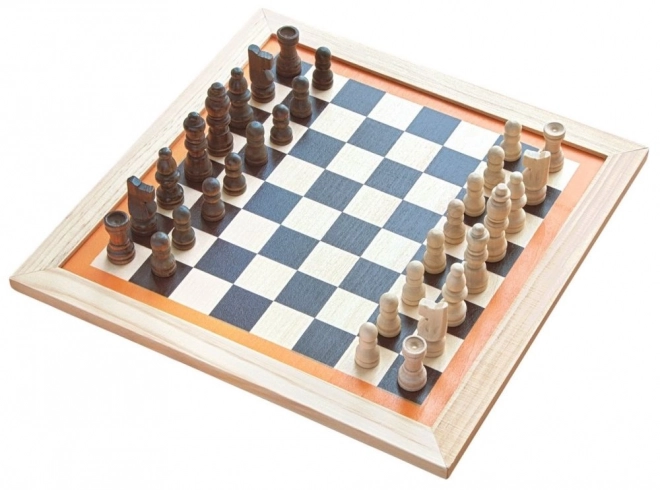 Holzspielset im Holzkasten