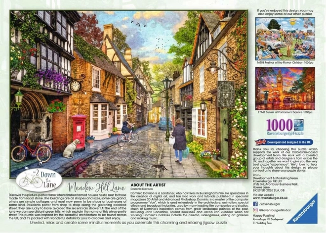 Puzzle 1000 pièces Meadow Hill Lane