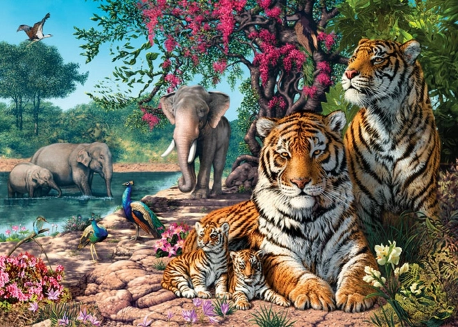 Puzzle Refuge des tigres 300 pièces