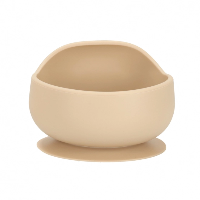 Siliconen babyset uil, 8 stuks, beige
