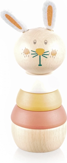 Wooden Stacking Toy Bunny
