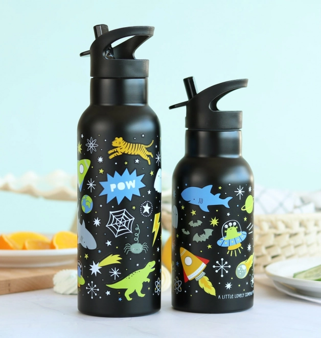 A Little Lovely Company Stainless steel drinking bottle 500 ml – Universe