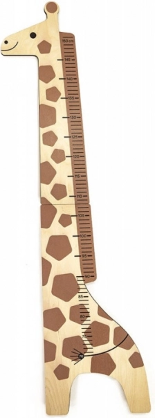 Toise pour enfants en forme de girafe par Baja