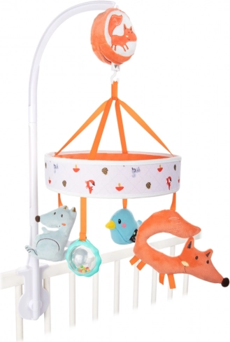 mobile en peluche au-dessus du lit avec mélodies FOX – CANPOL babies