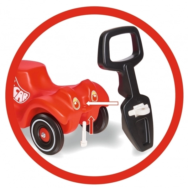 Handgreep en rugsteun voor loopauto Bobby Car
