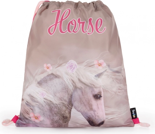OXYBAG Ensemble scolaire 3 pièces Premium Light Cheval Romantique