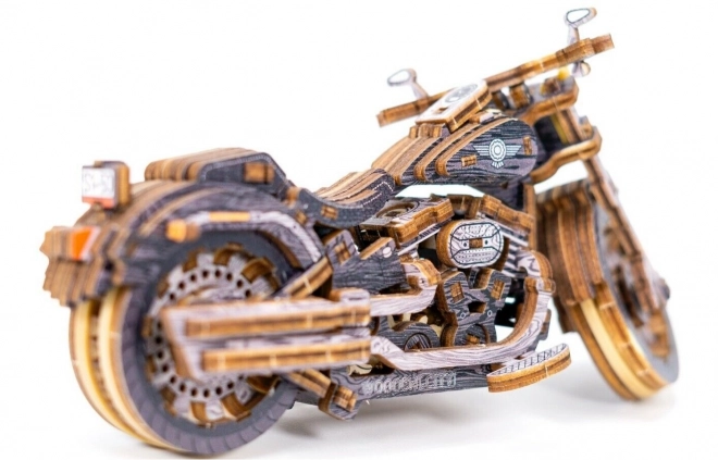 WOODEN CITY 3D puzzel Motorfiets Cruiser Limited Edition 168 stuks