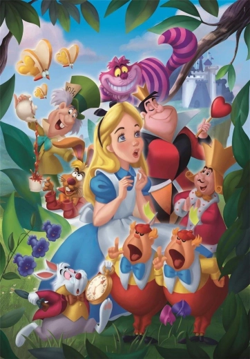 Casse-tête Clementoni Alice au pays des merveilles 1000 pièces