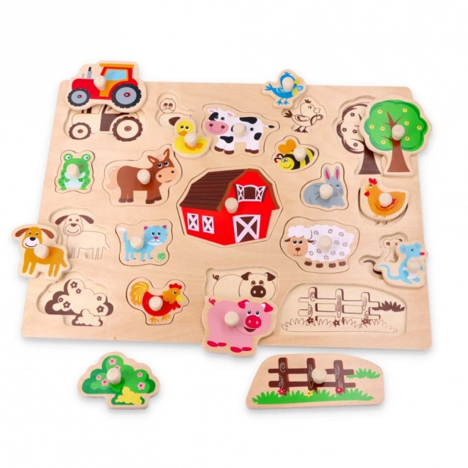 Grote houten puzzel Op het platteland