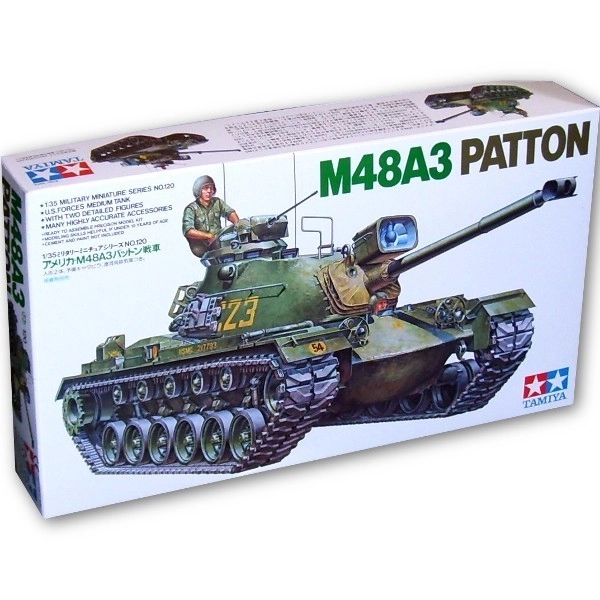 Char moyen américain M48A3 Patton 1:35