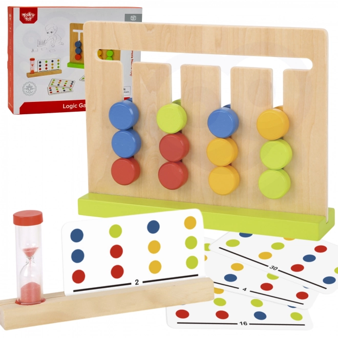 Logisch spel met gekleurde elementen TOOKY TOY