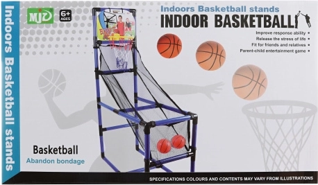Plastic Basketball Set for Indoor Use