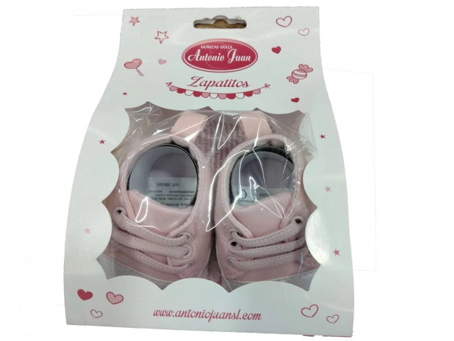 Antonio Juan 92004-5 Schoentjes voor pop - roze sneakers