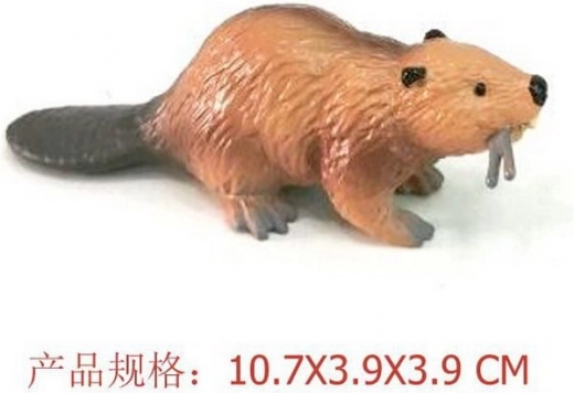 Figurine castor avec brindille