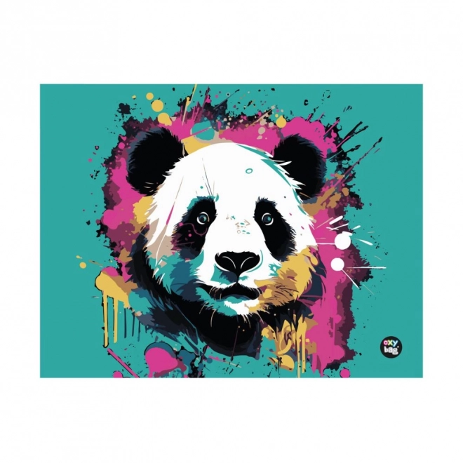 Tafelkleed voor creatieve lessen Panda