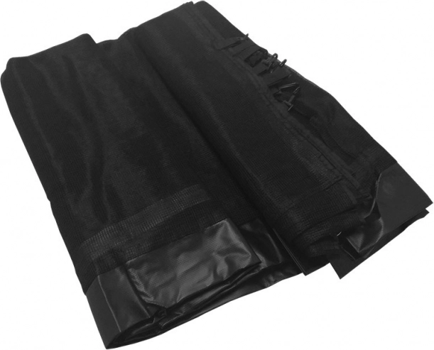 Filet de protection SKYRAMIZ pour trampoline de jardin 305 cm, 6 gaines – noir