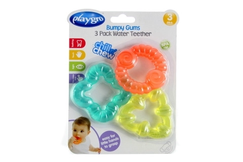 Playgro - Set van 3 koelende bijtringen