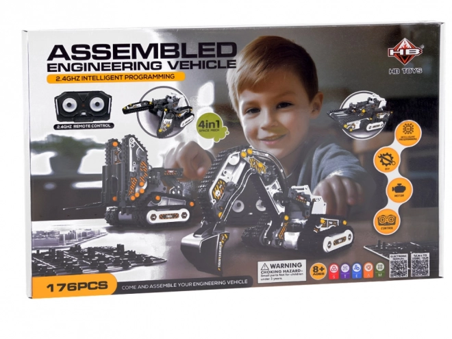 176-ele RC0665 Set afstandsbediening 4-in-1 voor opvouwbare bouwmachines