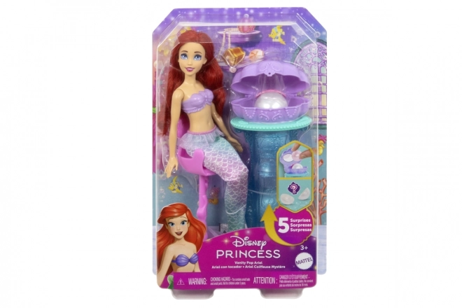 Pop Ariel met schelp kaptafel
