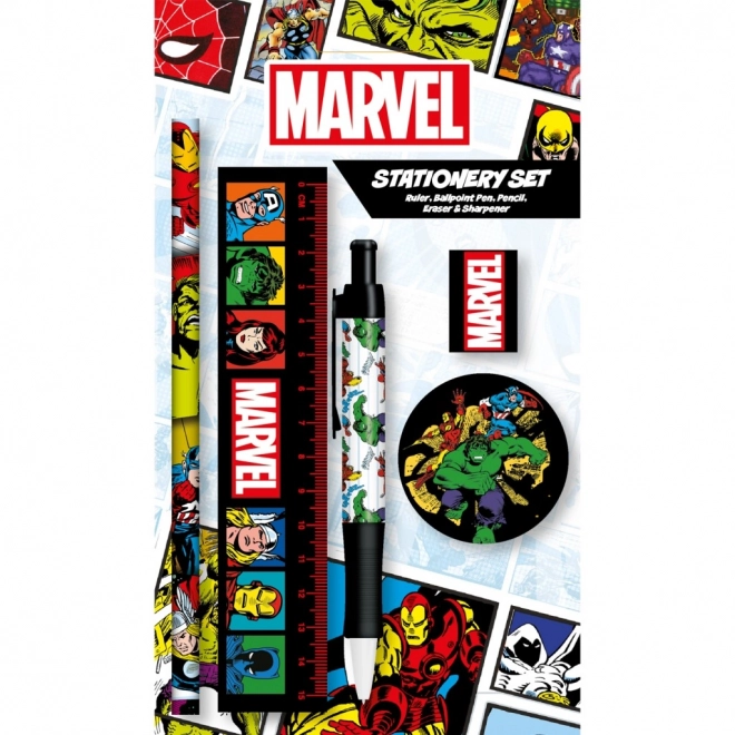 Marvel school set with motif