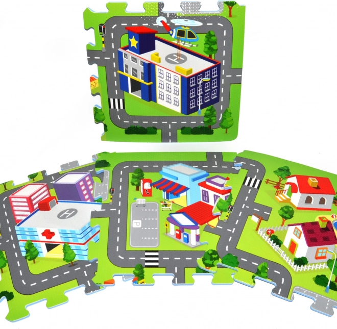 Soft Foam Blocks - City Puzzle 9 pcs