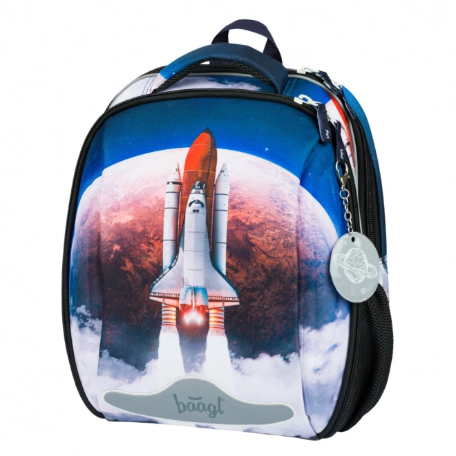 Baagl Schulset Space Shuttle: Ranzen, Federmäppchen, Beutel