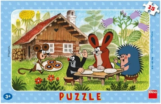 Dino Puzzle La Petite Taupe en visite