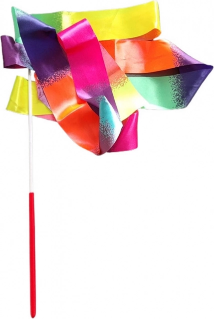 Ruban de gymnastique coloré pour danse et exercice 205 x 5 cm