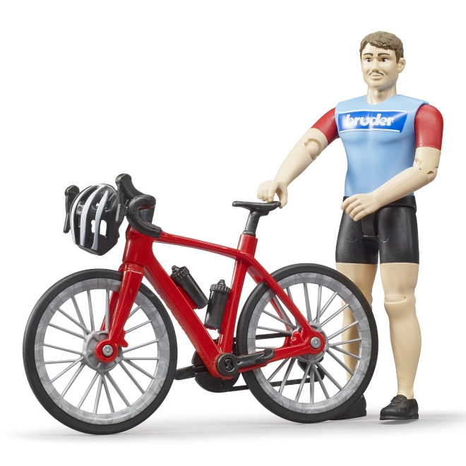 Realistic Cyclist Figurine
