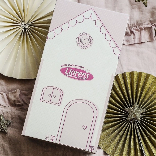 Llorens 73860 PASGEBOREN MEISJE - realistische babypop met volledig lichaam van vinyl - 40 cm