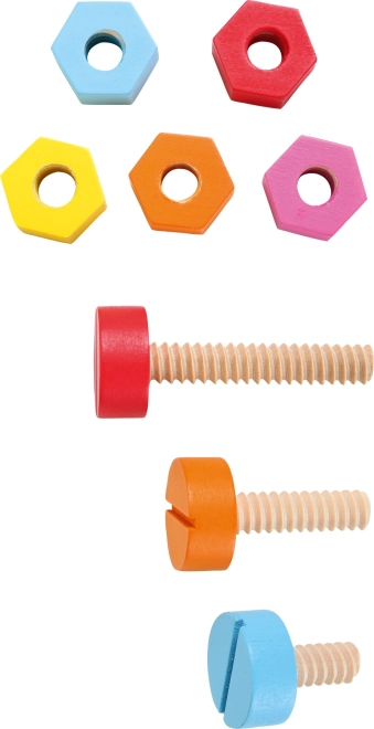 Bolts and nuts for fine motor skills
