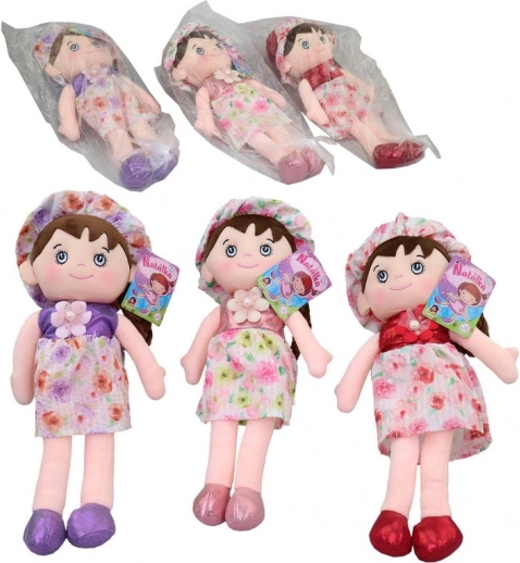 Poupée textile Fleur