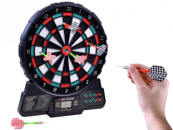 Elektronisch dartbord met 18 spellen