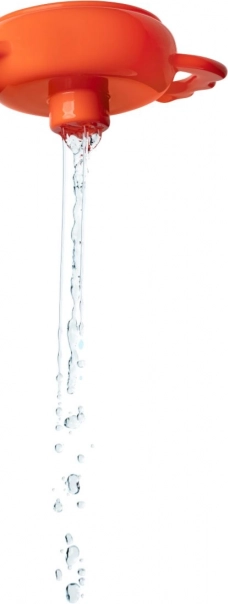 Schept en spuit water