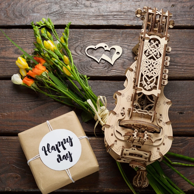 Ugears 3D houten mechanische puzzel Hurdy-Gurdy