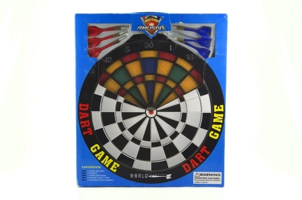 Plastic dartbord met darts
