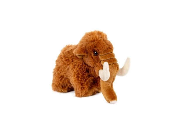 Pluchen mammoet bruin 17 cm voor baby's