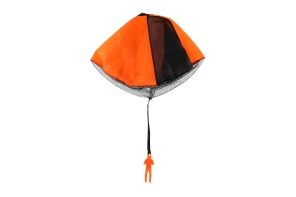 Parachutist figuur met vliegende parachute