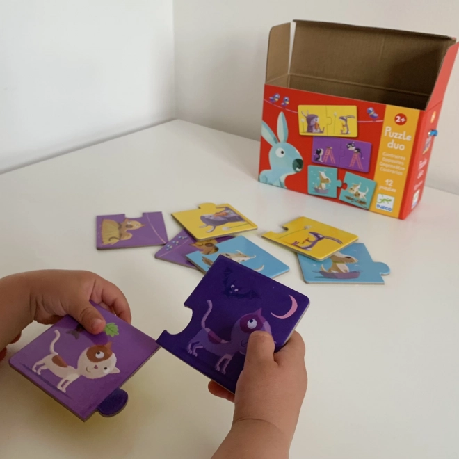 DJECO Duo Puzzle Opposites