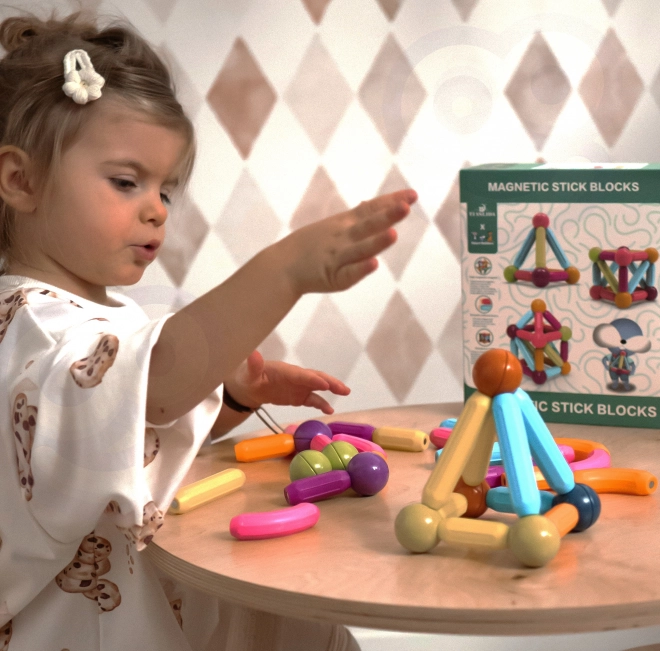Woopie magnetische educatieve bouwset, 38 stukken