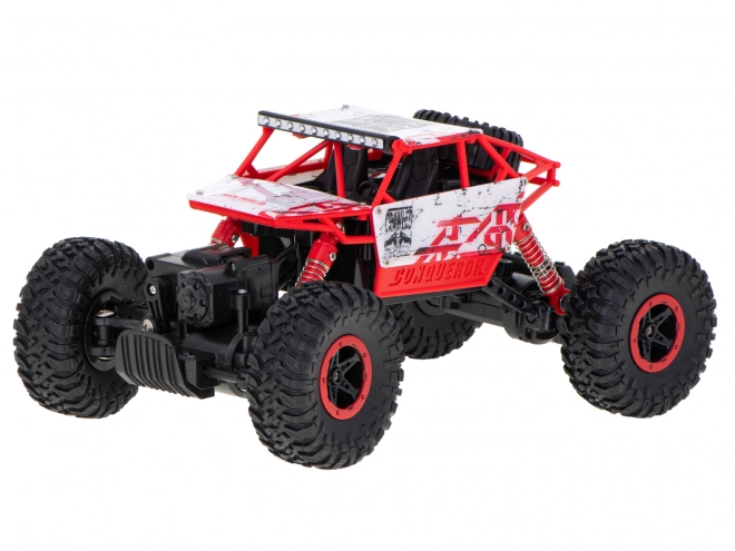 Remote Control Rock Crawler Car – Red