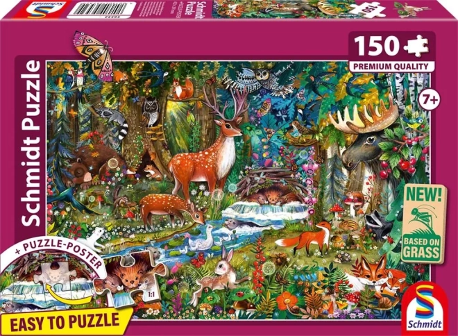 Puzzel Bosdieren 150 stukjes