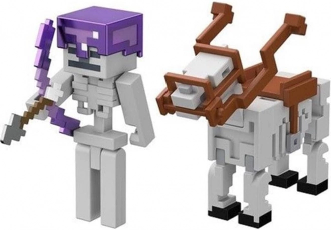 Minecraft figure Ravager and Raid 2-pack