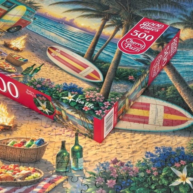 Puzzel Leven in een caravan 500 stukjes
