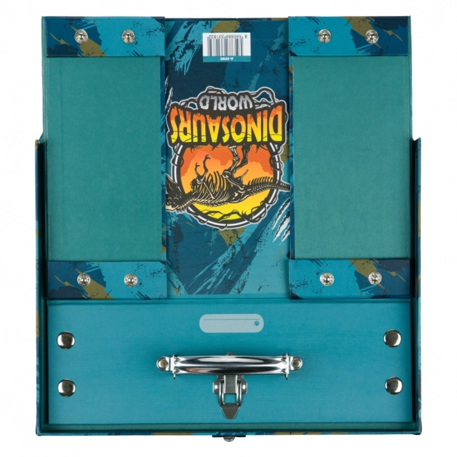 BAAGL Opvouwbare schoolkoffer Dinosaurs World met beslag
