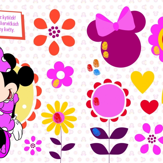 Minnie Finger-Fun Notebook with Finger Paints 23 × 30 cm